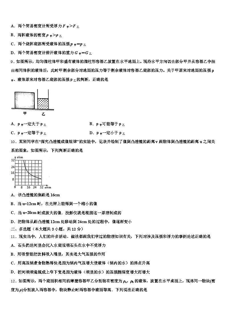 江苏省连云港市2026年中考物理最后冲刺浓缩精华卷（含答案解析）第3页