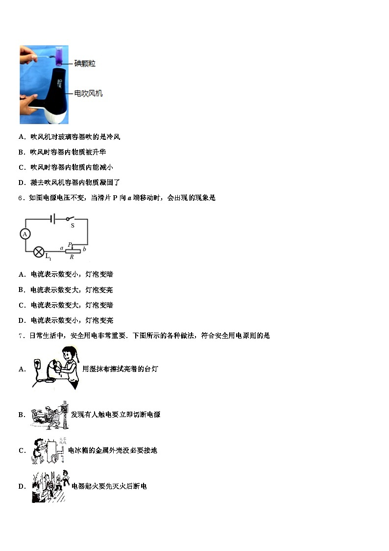 台州市2025-2026学年中考物理考前最后一卷（含答案解析）第2页