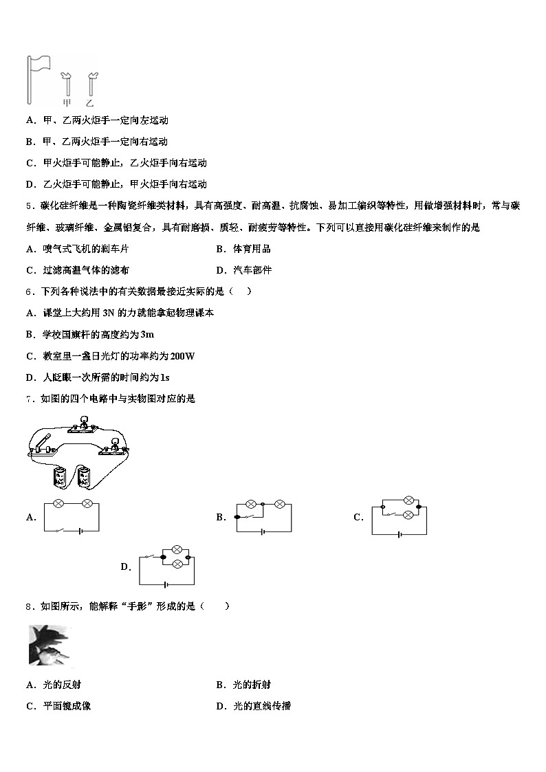 河南省鹤壁市2026年中考物理全真模拟试卷（含答案解析）第2页