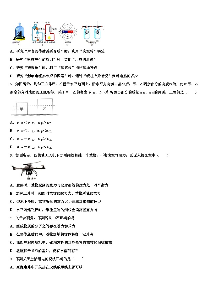 2026年黑龙江省鹤岗市中考四模物理试题（含答案解析）第2页