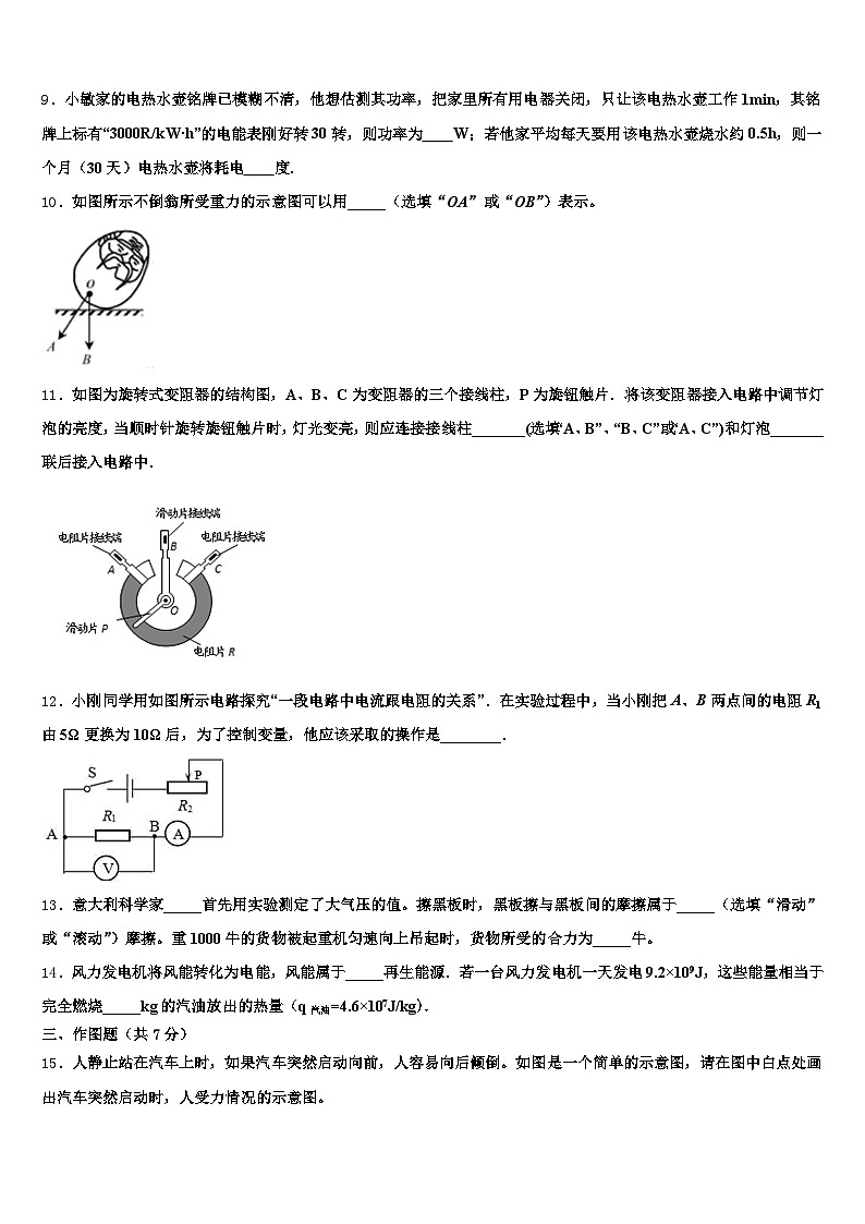 2026年海东市中考物理猜题卷（含答案解析）第3页