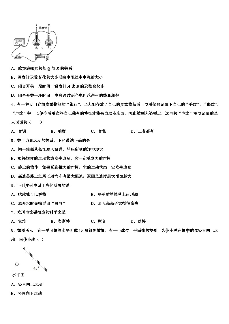 2025-2026学年广西壮族自治区中考联考物理试题（含答案解析）第2页