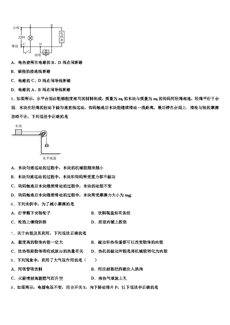 阜阳市2026年中考物理猜题卷（含答案解析）第2页
