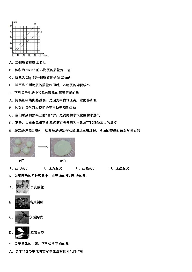 2025-2026学年黑龙江省牡丹江市中考物理押题卷（含答案解析）第2页