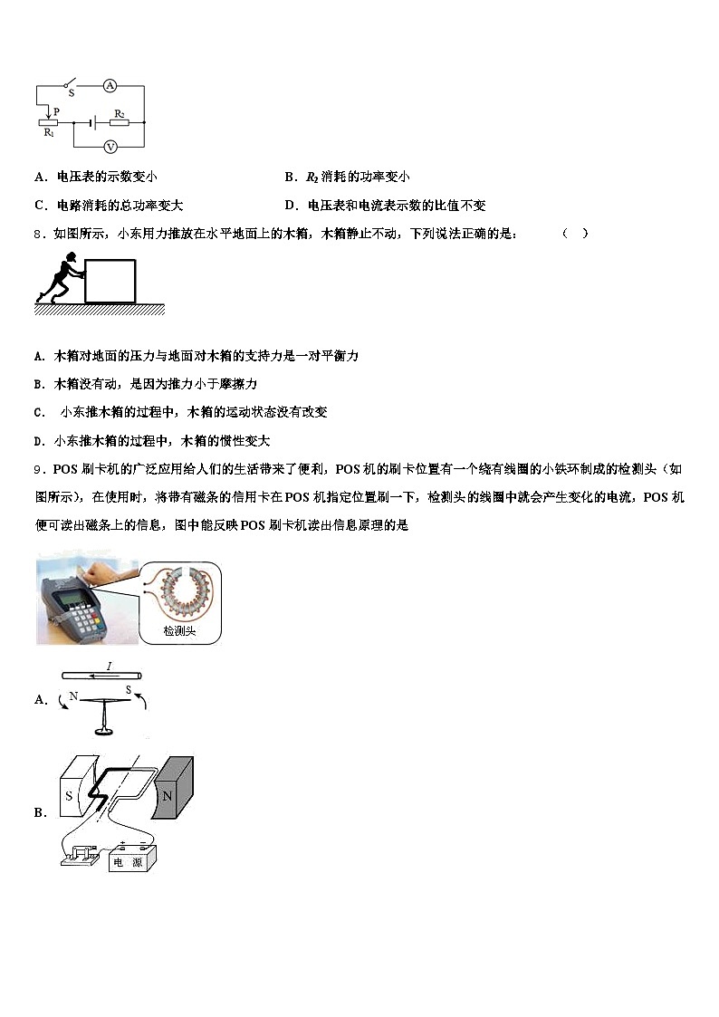 2026届云浮市中考适应性考试物理试题（含答案解析）第3页