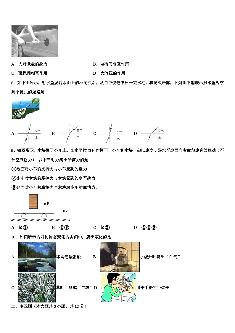 2026届湖北省随州市中考猜题物理试卷（含答案解析）第3页