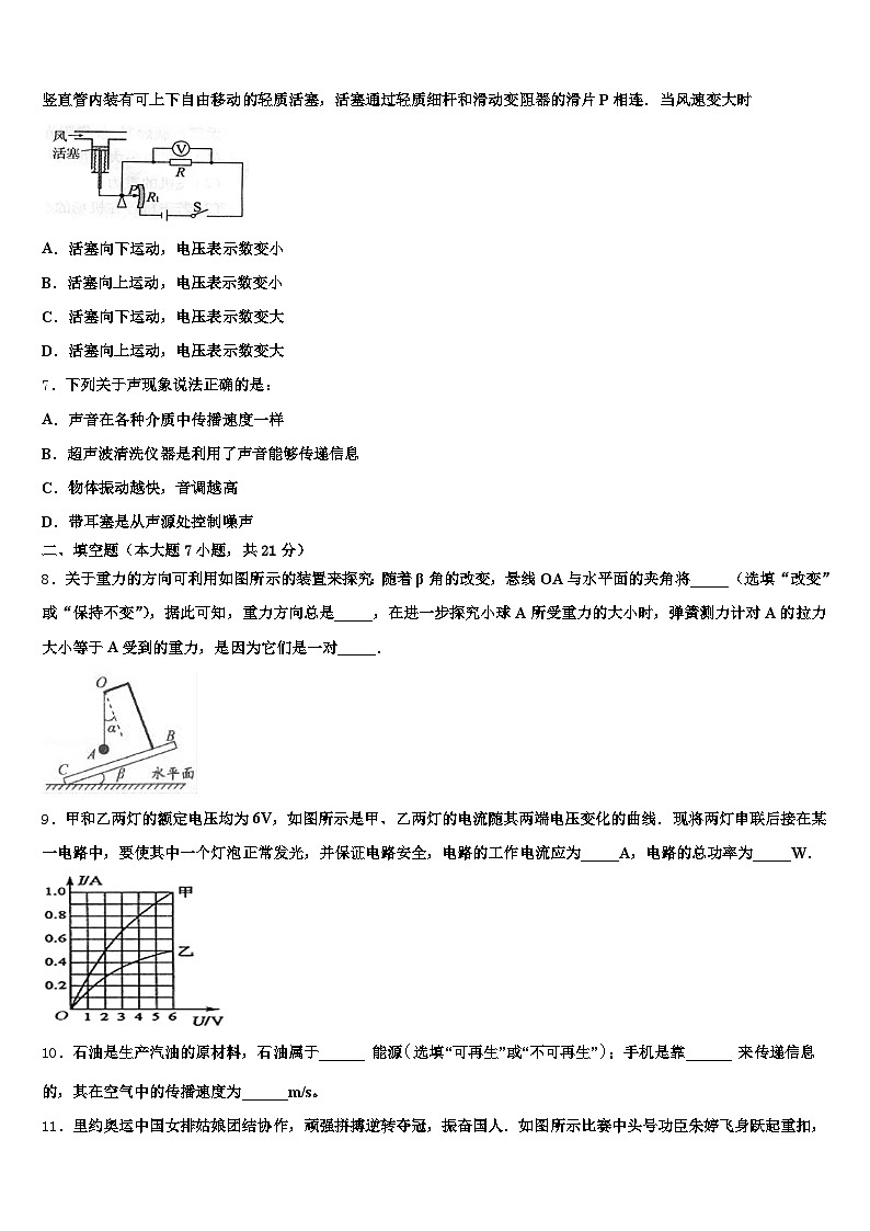 2026年西藏自治区山南市中考物理模试卷（含答案解析）第3页