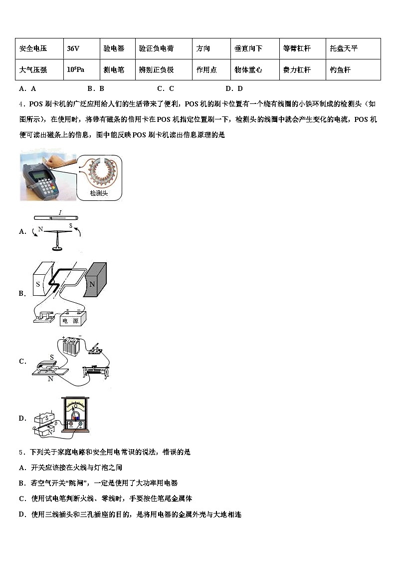 玉溪市2025-2026学年中考物理模拟预测题（含答案解析）第2页