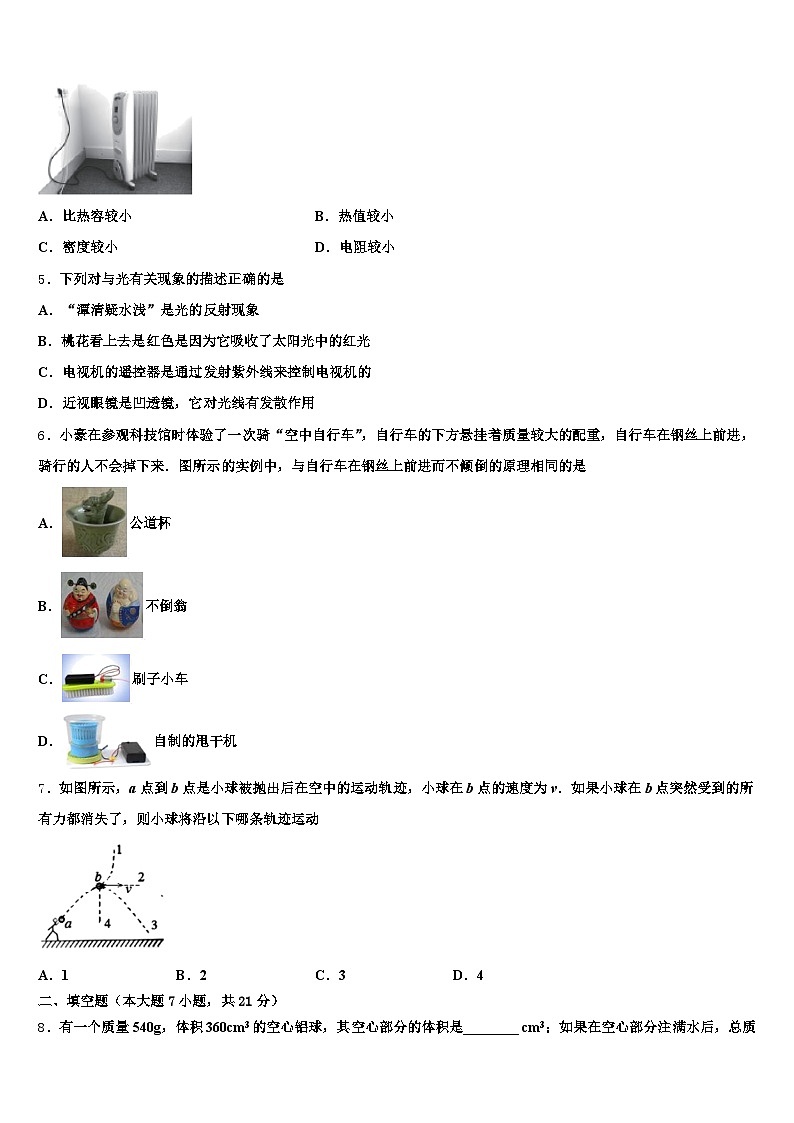 2026届黑龙江省大庆市中考联考物理试卷（含答案解析）第2页