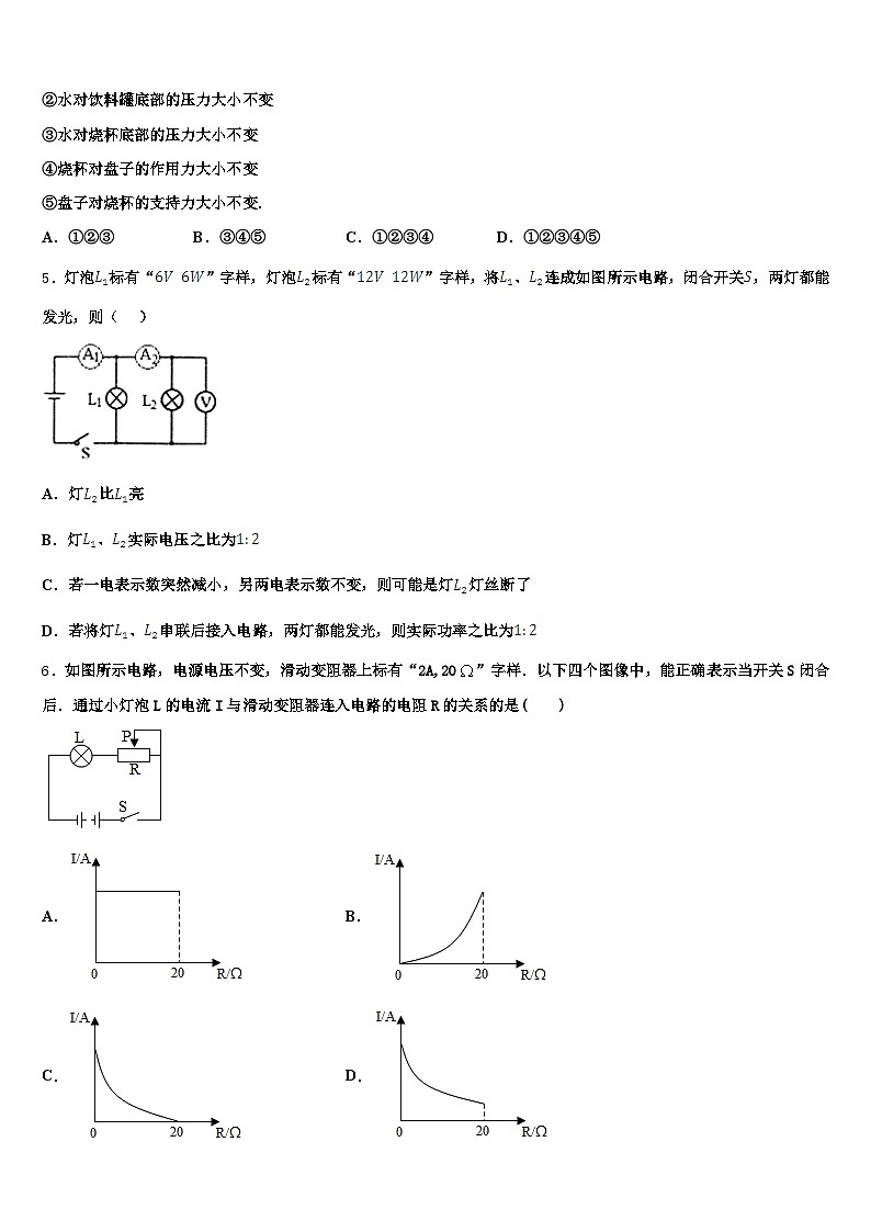 2026年安徽省芜湖市中考物理对点突破模拟试卷（含答案解析）第2页