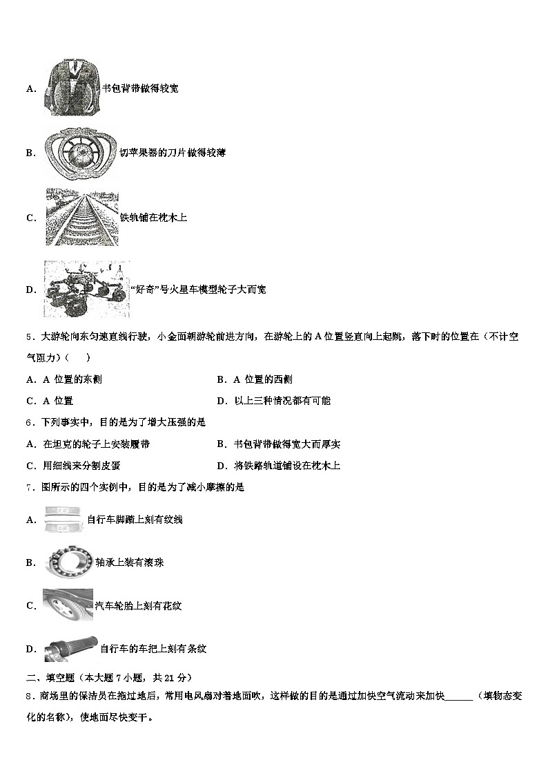 兰州市2025-2026学年中考冲刺卷物理试题（含答案解析）第2页