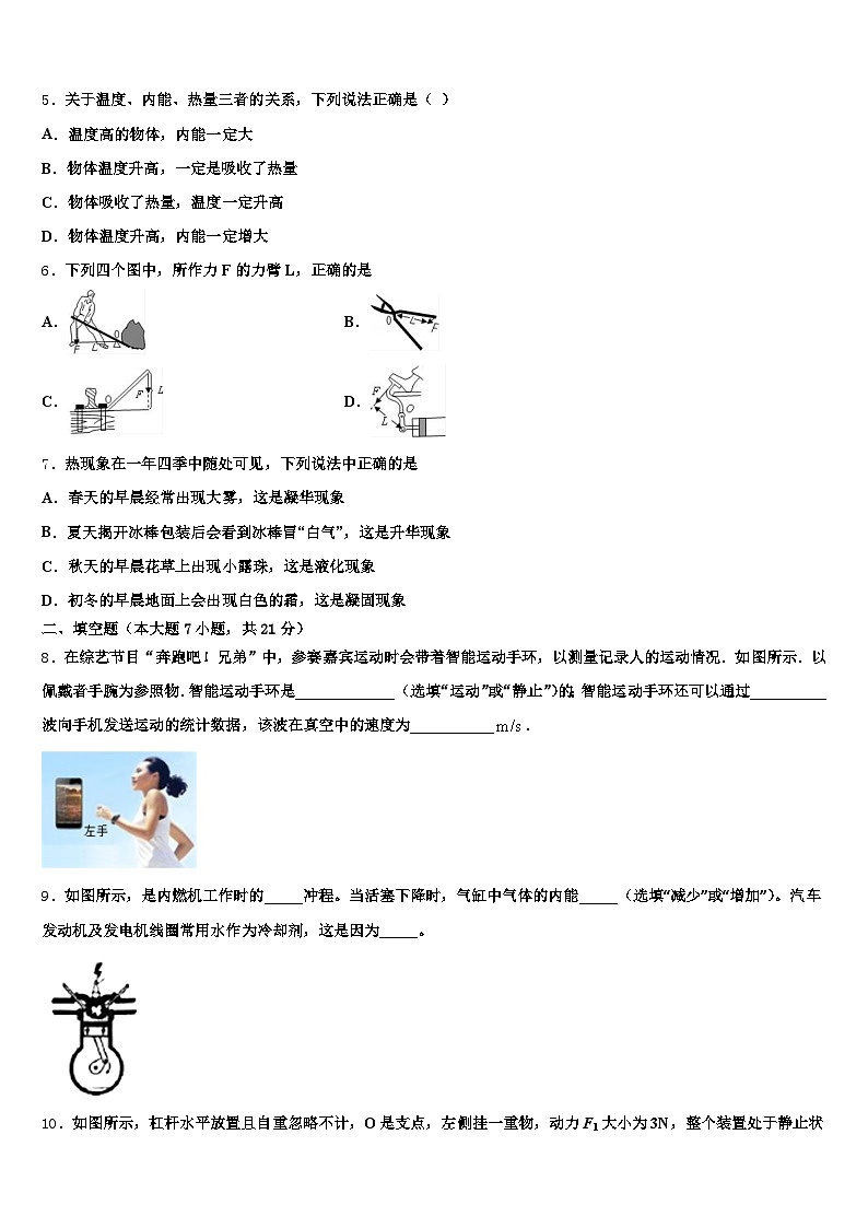 2026年辽宁省盘锦市初中物理毕业考试模拟冲刺卷（含答案解析）第2页