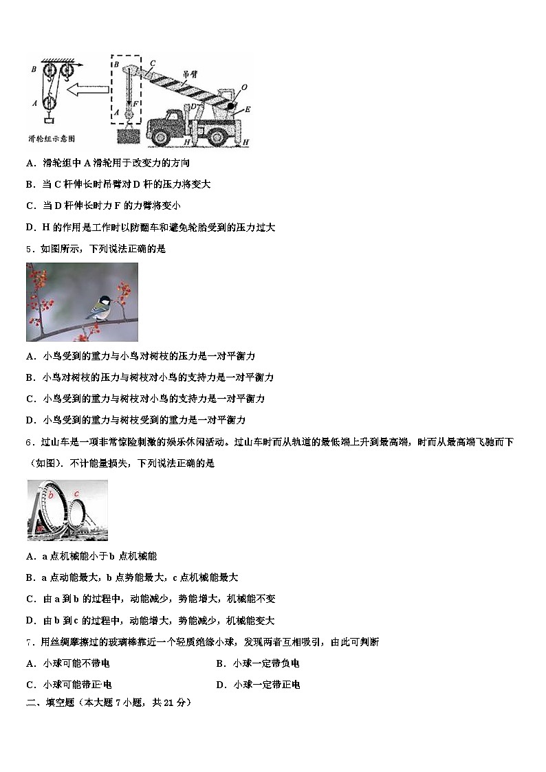 2026届湖南省益阳市中考物理模拟试题（含答案解析）第2页