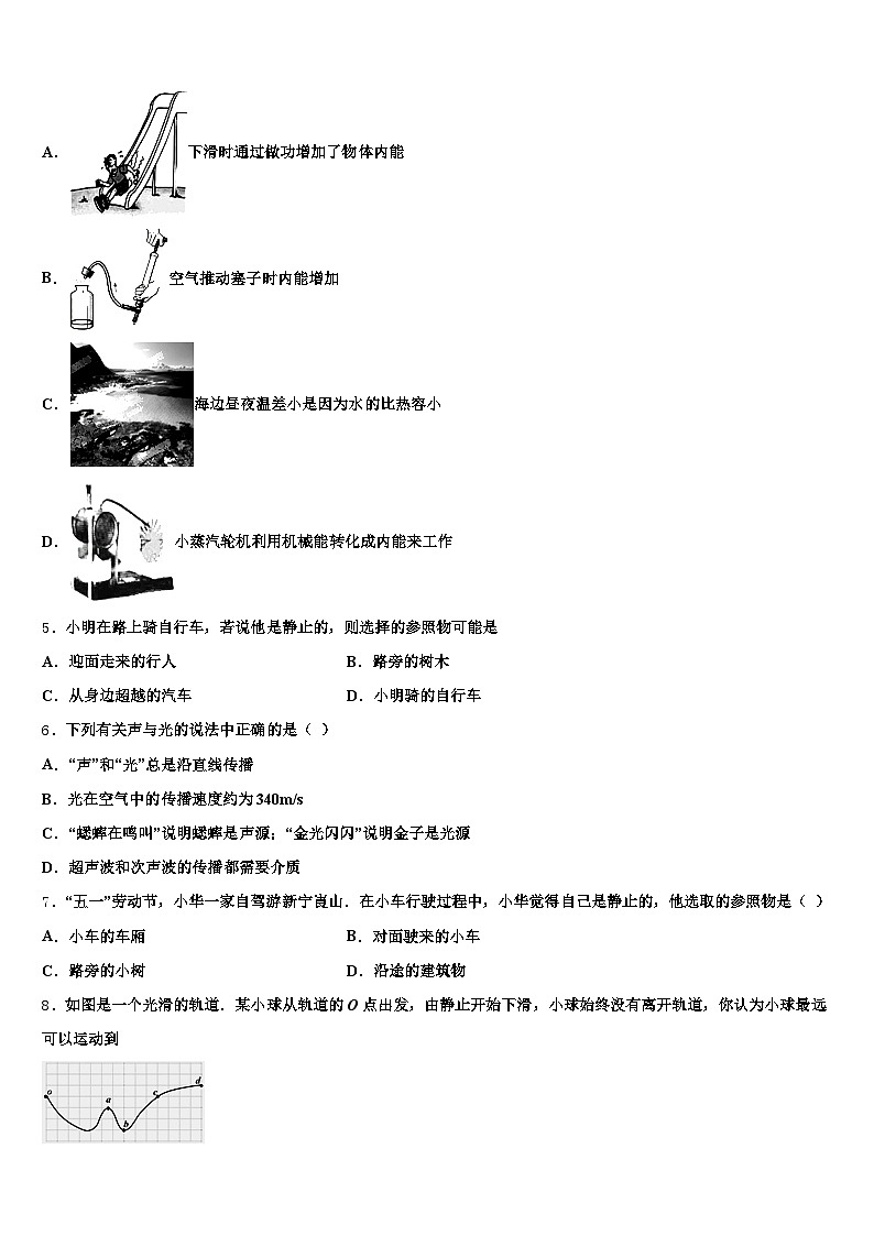 内蒙古自治区阿拉善盟2025-2026学年中考押题物理预测卷（含答案解析）第2页
