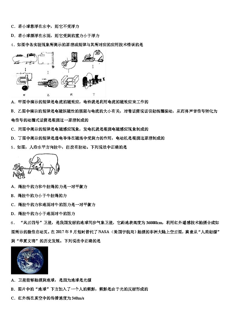 新疆维吾尔自治区阿勒泰地区2025-2026学年中考物理模拟预测题（含答案解析）第2页