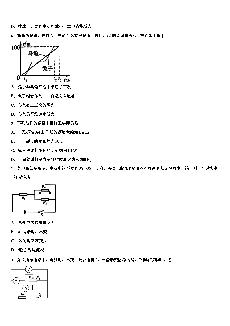 云南省德宏傣族景颇族自治州2026年初中物理毕业考试模拟冲刺卷（含答案解析）第2页