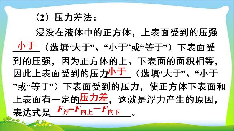 新人教版八年级下册物理教学课件 第十章 浮力 第二节 阿基米德原理 第2课时 阿基米德原理的应用04