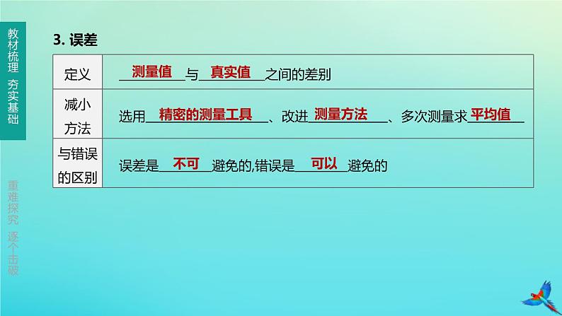 （福建专版）2020中考物理复习方案第01篇教材复习第一单元运动、声、光第01课时运动的世界课件07