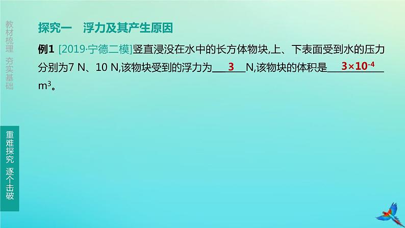 （福建专版）2020中考物理复习方案第01篇教材复习第二单元力学第08课时浮力课件第7页