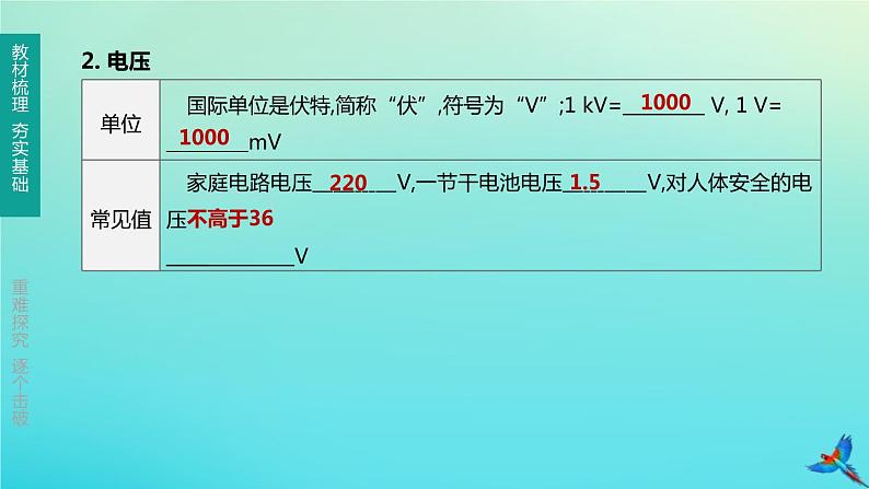 （福建专版）2020中考物理复习方案第01篇教材复习第四单元电磁学第12课时了解电路课件06