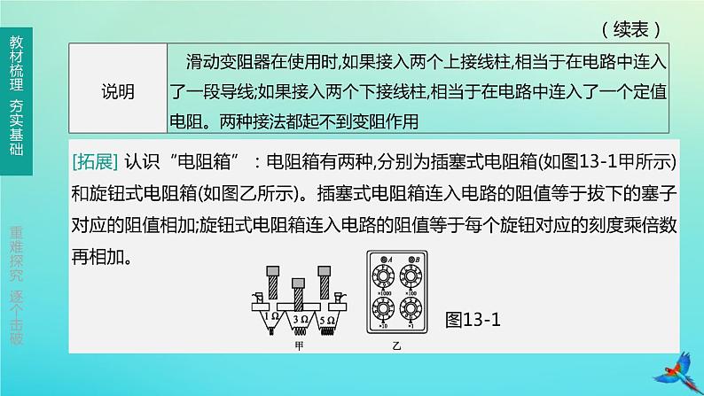 （福建专版）2020中考物理复习方案第01篇教材复习第四单元电磁学第13课时探究电路第01讲电阻欧姆定律课件05