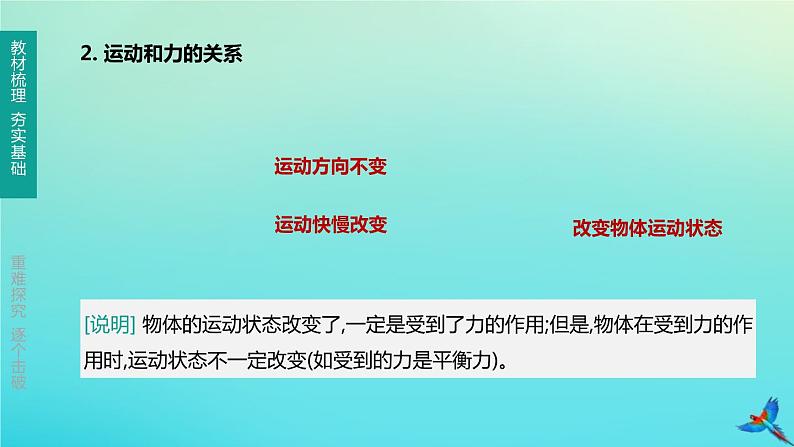 （福建专版）2020中考物理复习方案第01篇教材复习第二单元力学第06课时力与运动课件第8页