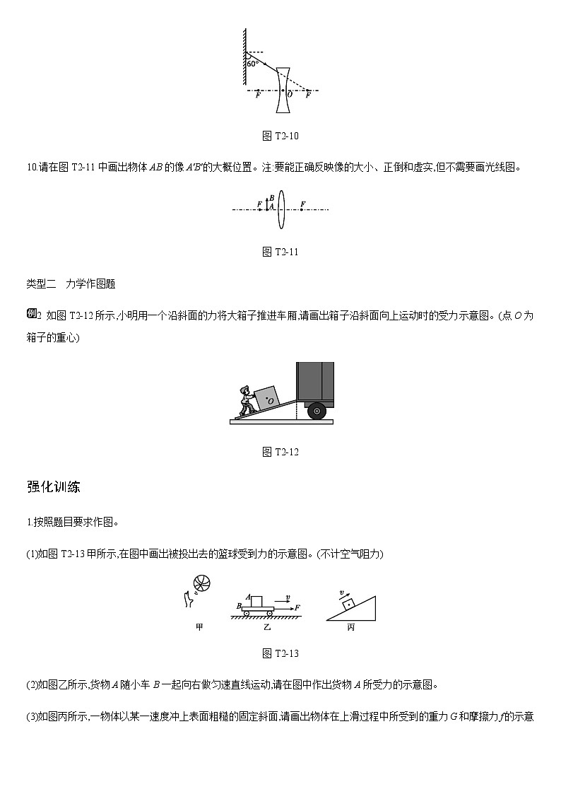 苏科版九年级物理学习共同体中考复习：专题作图专题（无答案）03