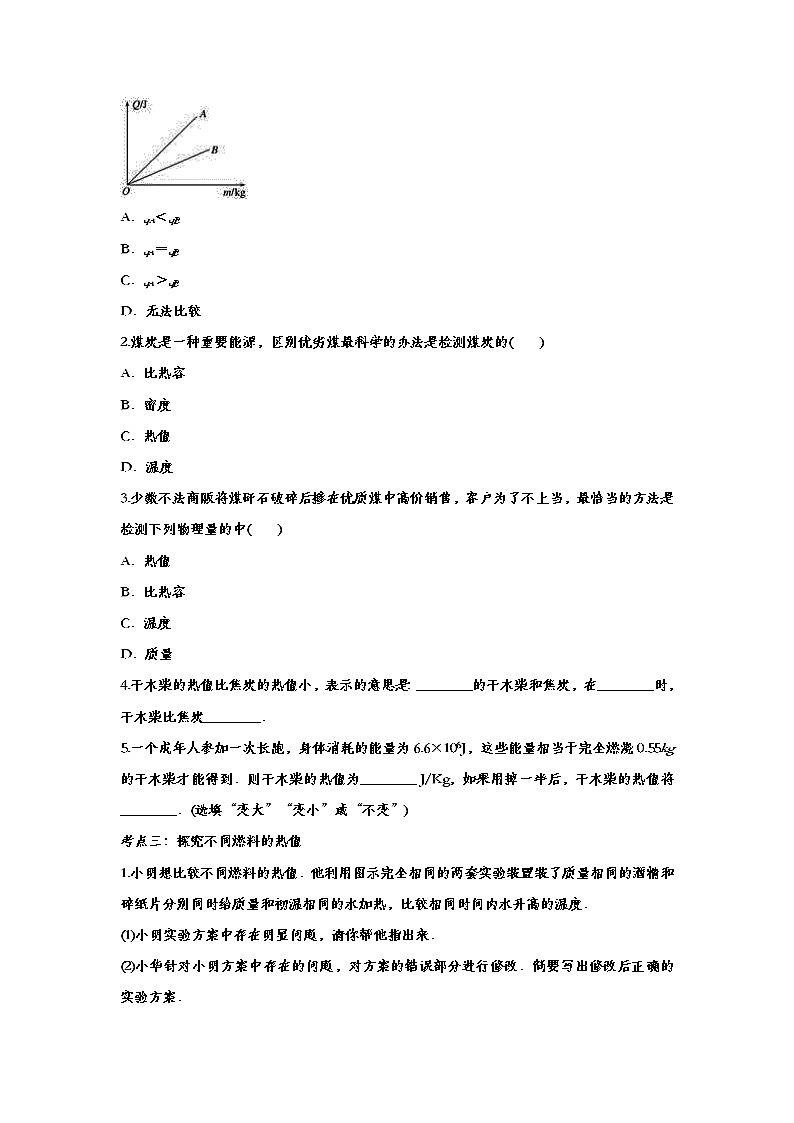 备战2020中考物理知识点基础演练——专题五十八：内能的利用02