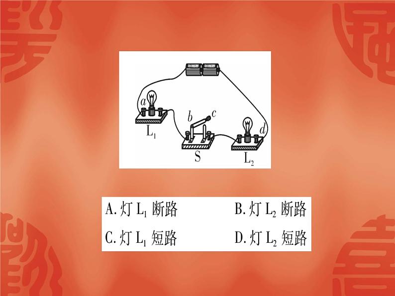 2020年中考物理复习作业课件：小专题六  电路故障分析(共11张PPT)03