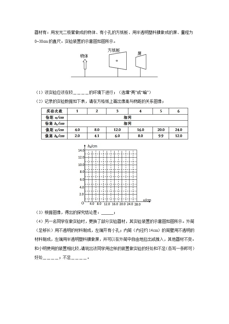 2020届中考物理一轮复习专题强化：光现象   练习题03