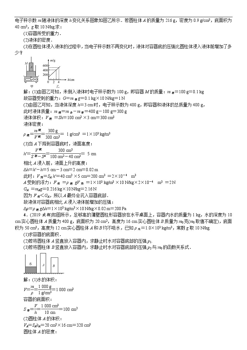 四川中考物理四大题型专项练习(四)　综合计算题第3页