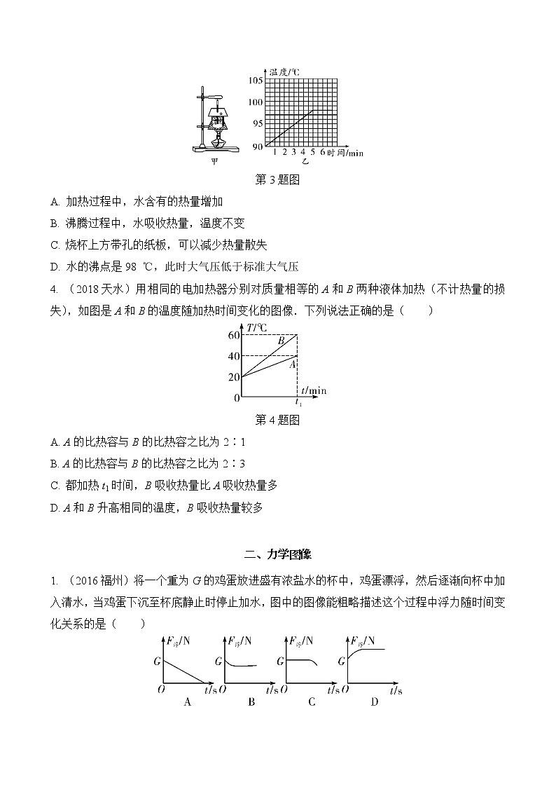 坐标图像信息题-2020年中考物理必考题型第2页