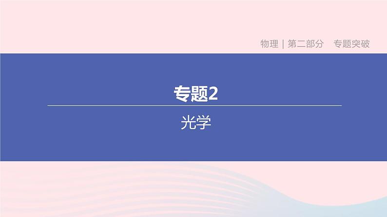 （杭州专版）2020中考物理复习方案专题02光学课件01