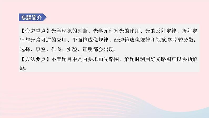 （杭州专版）2020中考物理复习方案专题02光学课件02