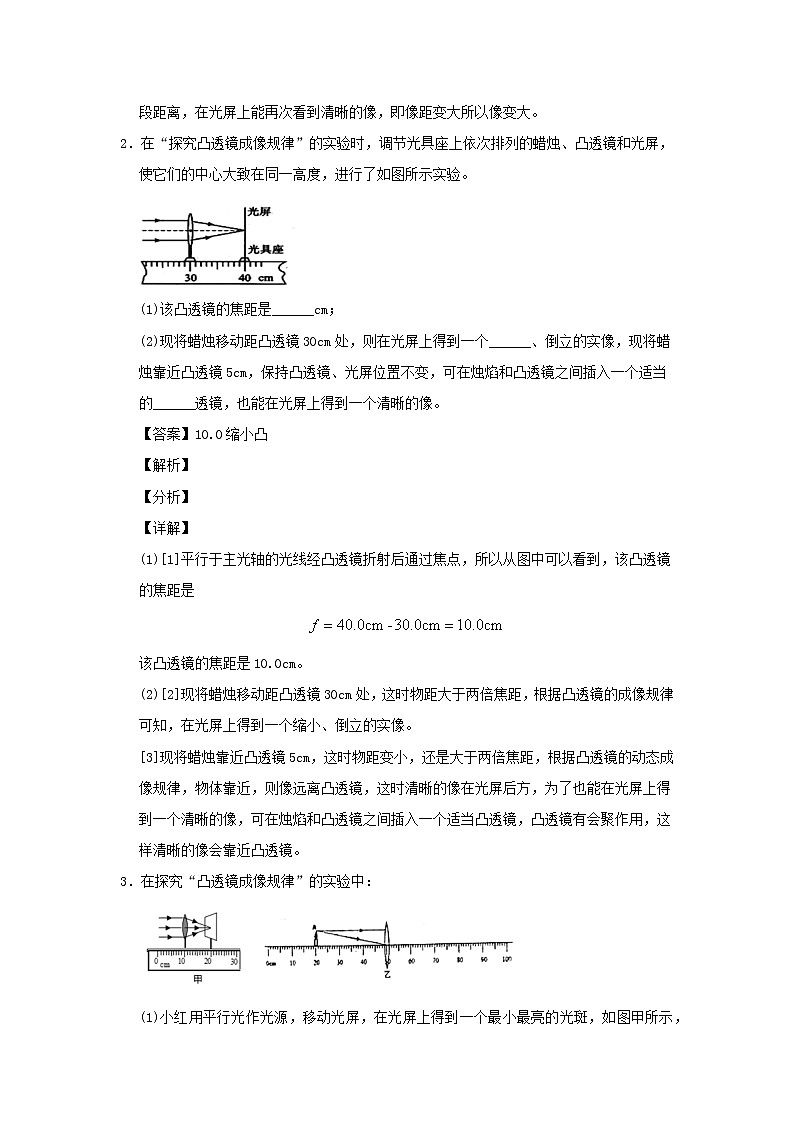 （尖子生专用）2020中考一轮复习物理挑战压轴题专题02光学（含解析）02
