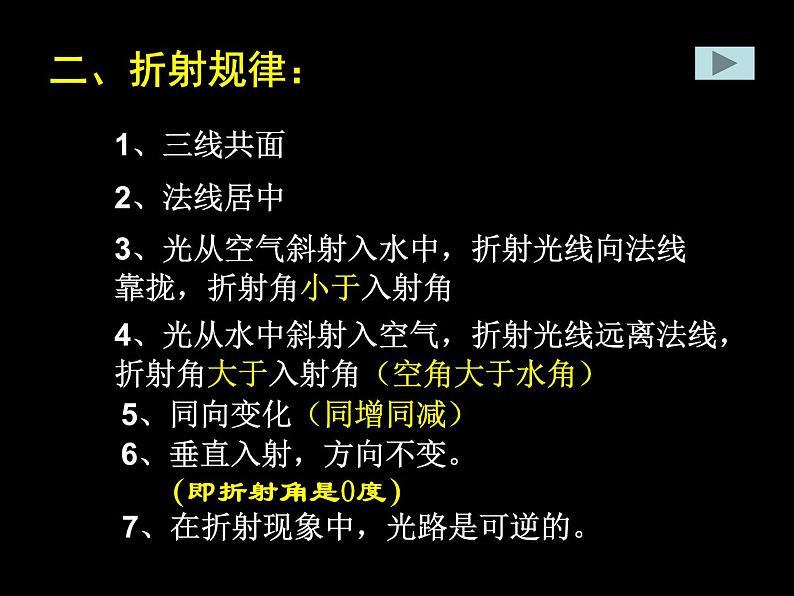 苏科物理八年级上册第四章1光的折射  课件第5页