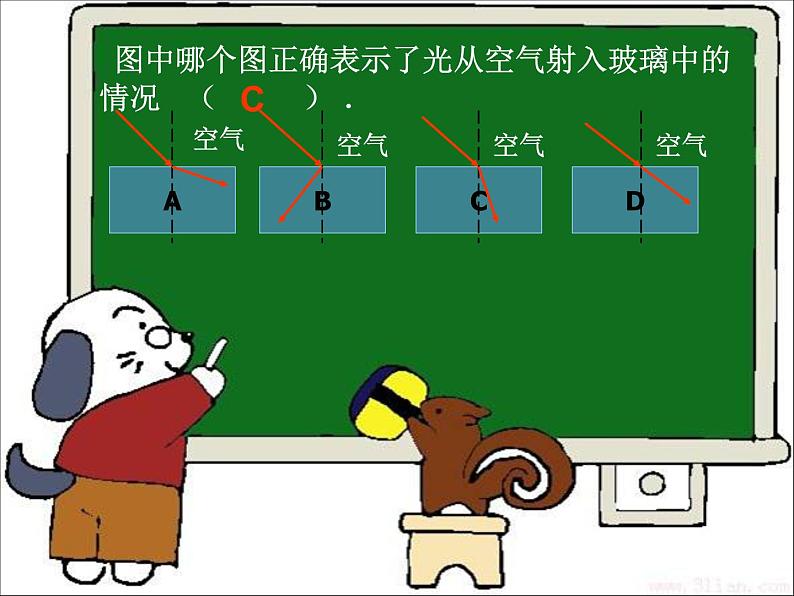 苏科物理八年级上册第四章1光的折射  课件第6页