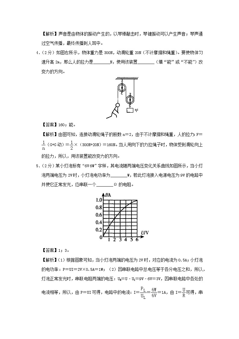 河南省2020年中考物理猜想卷（二）（含解析）02
