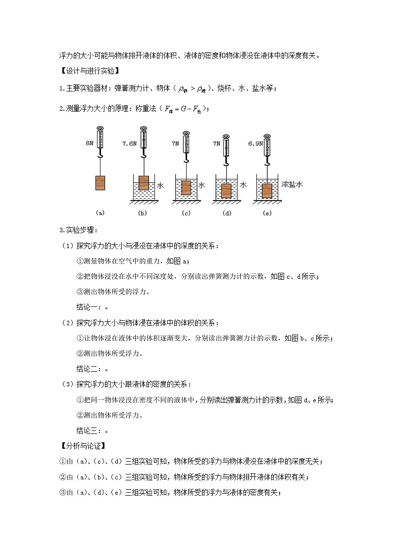 冲刺2020中考物理倒计时专攻32种题型10力学实验二03