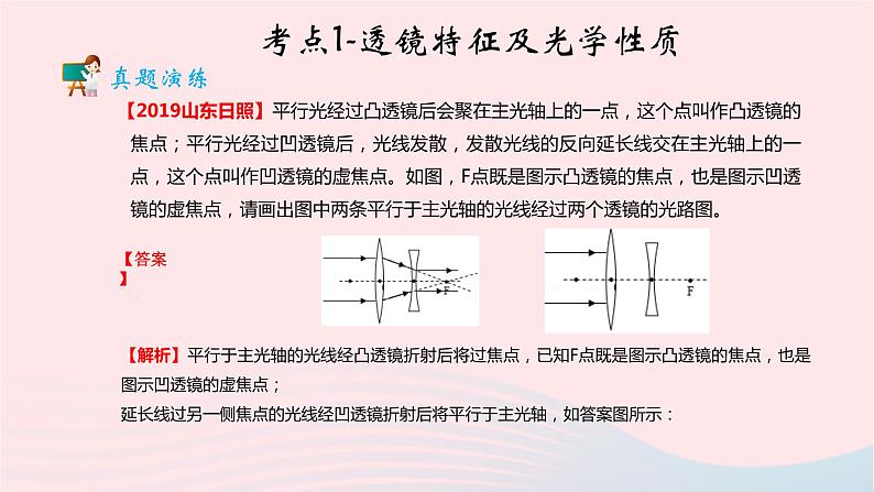 2020中考物理二轮满分冲刺重难点03透镜课件07