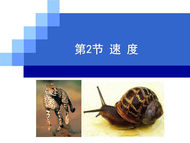 苏科物理八年级上册第五章2速度   课件(共17张PPT)01