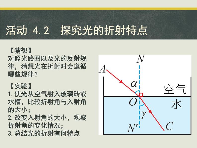 2019苏科版八年级上第四章第一节4.1光的折射 课件（共25页）08