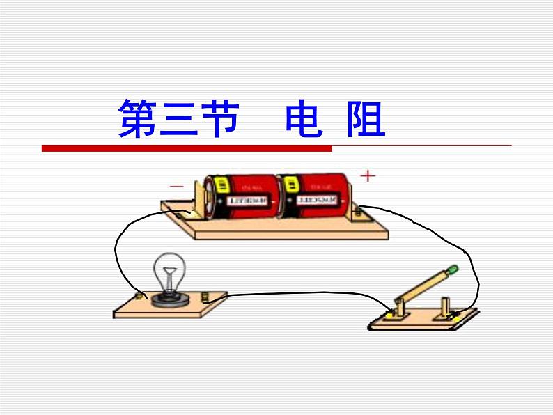 人教版九年级物理全一册16.3《电阻》同步课件(共38张PPT)01