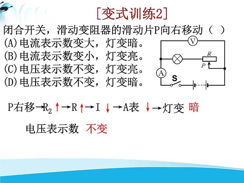 初中物理北师大版九年级物理全册第十二章单元综合 《电路动态分析》其它 课件07