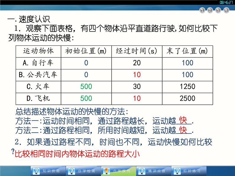 人教版八年级物理课件 13速度与匀速直线运动（共17张PPT）第6页