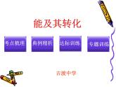 大版九年級物理全冊第十章 單元綜合《能及其轉(zhuǎn)化》復(fù)習(xí)課件+練習(xí)