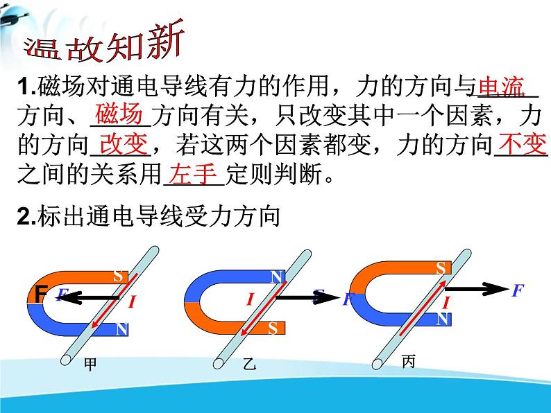 7北师大版九年级物理全册第十四章第六节《六  直流电动机》课件04