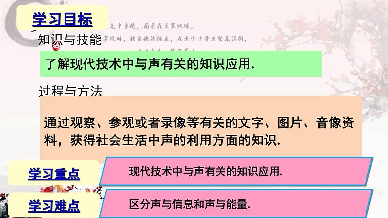 人教版八年级物理上册 2.3 声的利用  课件（共28张PPt 3个视频 2个Flash）02