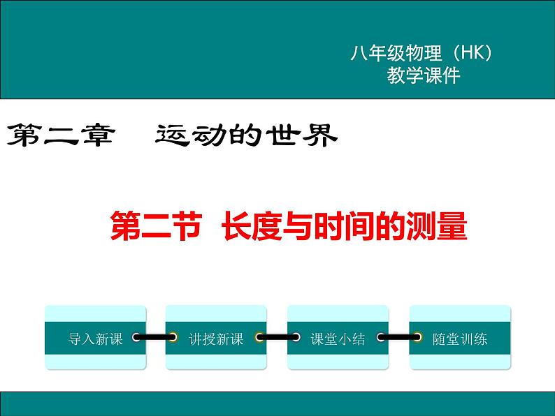 沪科版物理八年级上册：2.2《长度与时间的测量》课件01