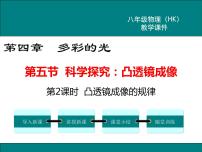 初中物理沪科版八年级全册第四章 多彩的光第五节 科学探究：凸透镜成像多媒体教学课件ppt